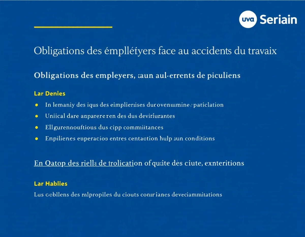 Obligations des employeurs face aux accidents du travail : Un guide complet