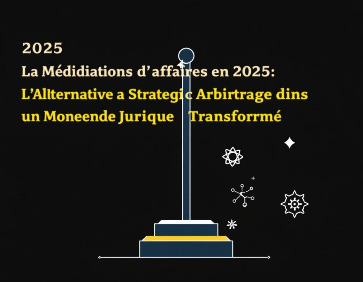 La Médiation d'Affaires en 2025 : L'Alternative Stratégique à l'Arbitrage dans un Monde Juridique Transformé
