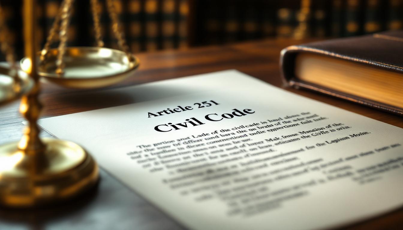 Pourquoi l'article 251 du code civil mérite votre attention