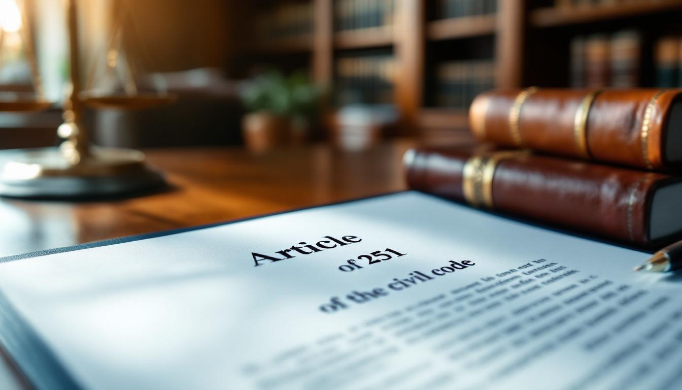 Article 251 du code civil : un enjeu de société en 2026